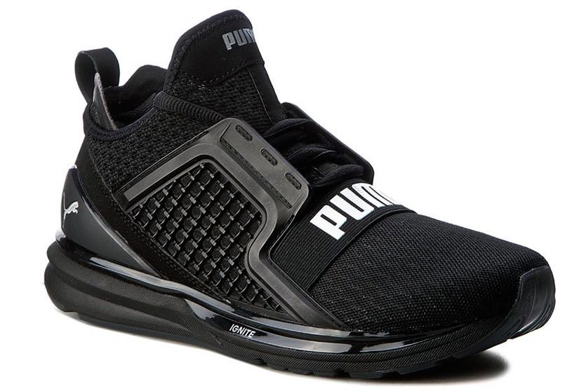 Puma Ignite Limitless черные (35-39)