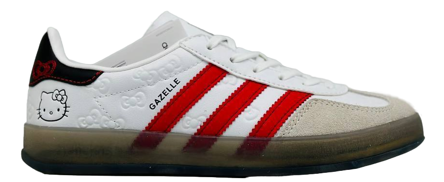 Adidas Gazelle x Hello Kitty white