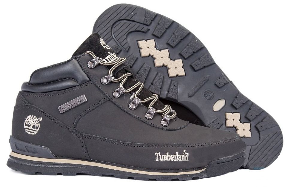 Мужские зимние ботинки Timberland Euro Sprint Black
