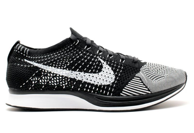  Nike Flyknit Racer Grey/White/Black