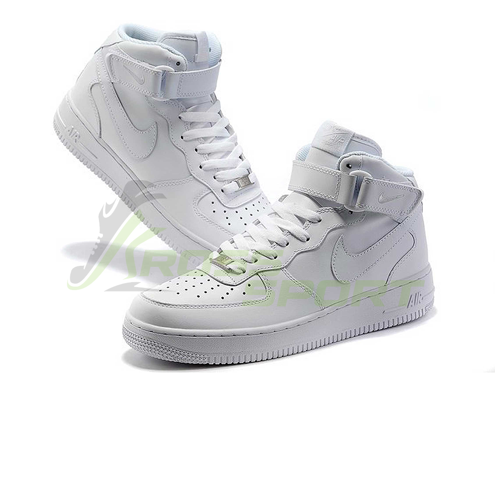  Nike Air Force 1 Mid All White