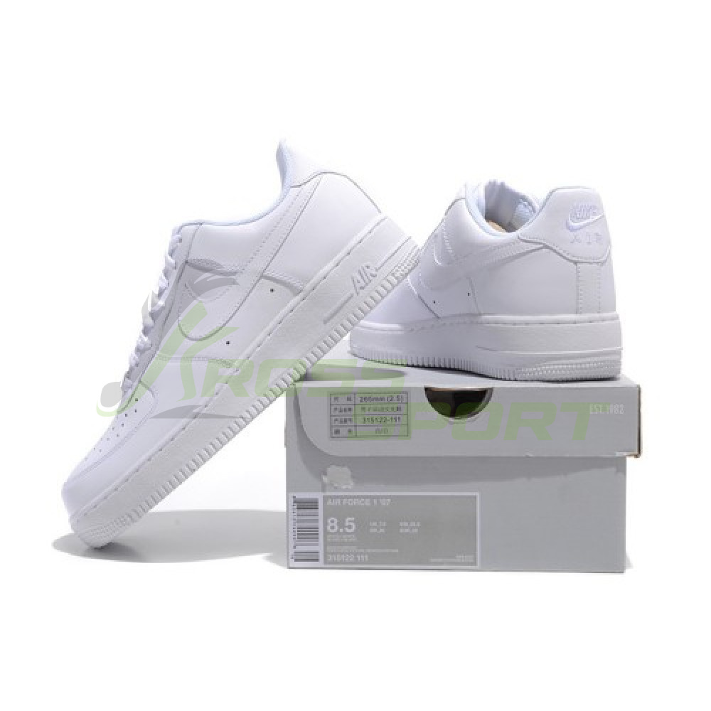  Nike Air Force 1 Low All White