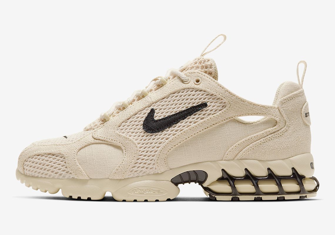 Nike Air Zoom Spiridon Caged 2, бежевый, текстиль, мужские, женские