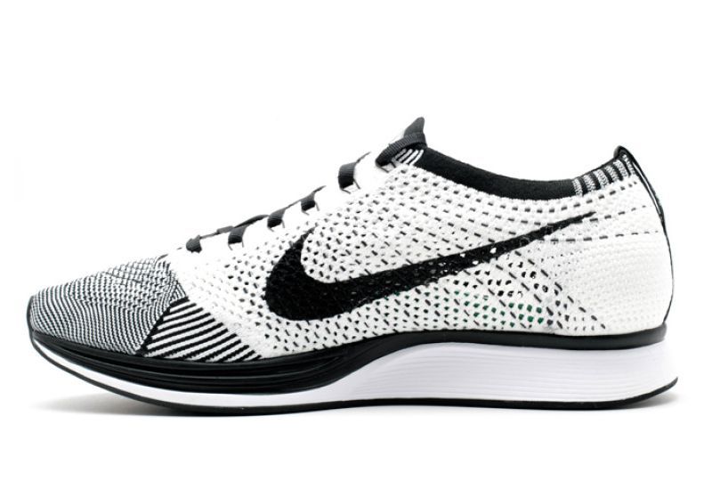  Nike Flyknit Racer Grey/White/Black
