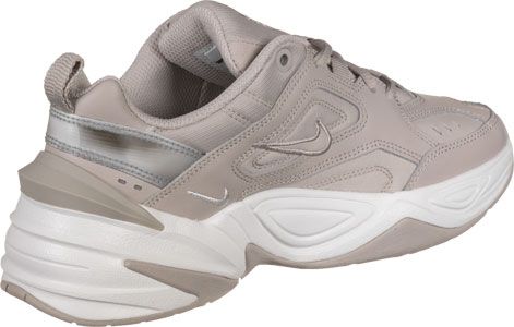 Nike M2K Tekno, серый, кожа, нейлон, женские