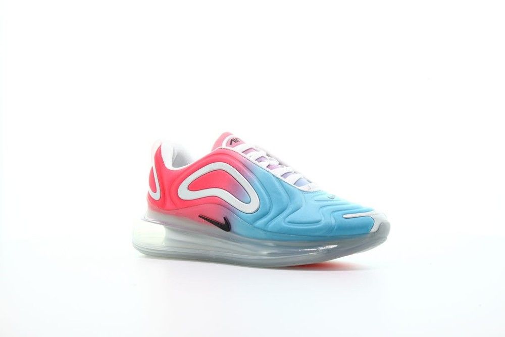 Nike Air Max 720, голубой, красный, нейлон, женские