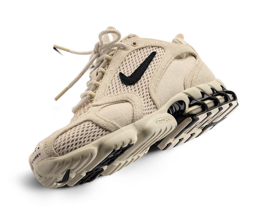 Nike Air Zoom Spiridon Caged 2, бежевый, текстиль, мужские, женские